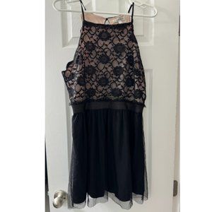 Black Lacy Cocktail Dress